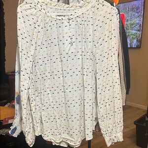 St. John’s Bay. Patterned Long Sleeve Women's Top